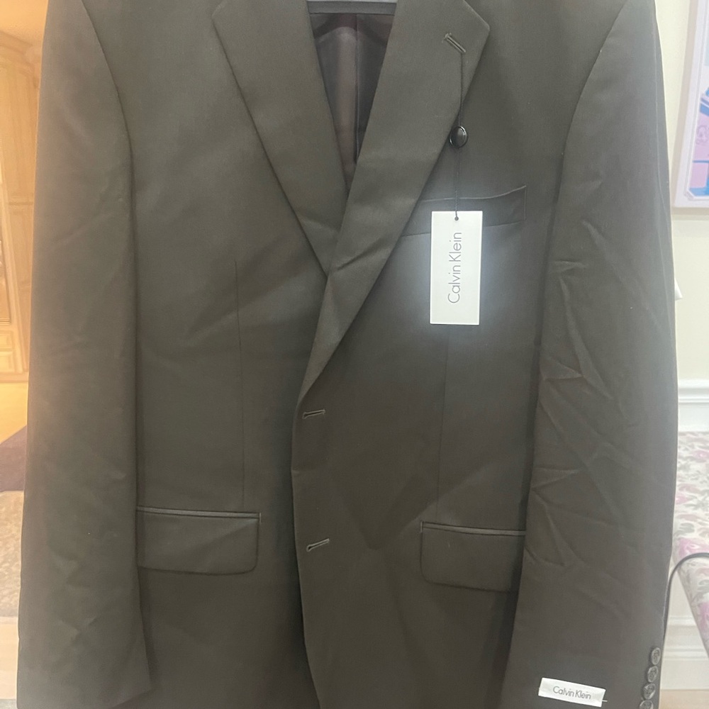 Calvin Klein Men's Dark Brown Suit